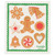 Now Designs Swedish Sponge Dishcloth, Holiday Cookies (2000248)
