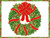 Caspari Boxed Christmas Cards, Evergreen Wreath - 10 Cards (103232)