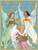 Caspari Boxed Christmas Cards, Trio Of Singing Angels - 16 Cards (103203)