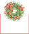 Caspari Die-Cut Place Cards, Ribbon Stripe Wreath - 2 Packs (93906P)