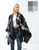 Ganz Buffalo Check Scarf Wrap, Black (FWRP103)