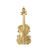 RAZ Imports Ornament, Gold Instrument - Violin (4316163A)