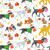 Caspari 8' Continuous Gift Wrap Roll, Christmas Delivery White (9669RC)