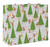 Caspari Large Gift Bag, Twirling Santas (10060B3)