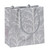Caspari Small Square Gift Bag, Winter Trees Silver (10054B1.5)