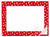 Caspari Self-Adhesive Labels, Small Dots-Red (LTAG008)