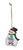 Ganz Wooden Ornament, Snowman - Tis the Season (EX39341)