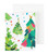 Caspari Gift Enclosure Cards, Brushstroke Trees (9705ENC)