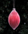 Ganz Ornament, Red/Silver - Football Shape (MX187332A)