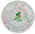 Caspari Round Paper Salad/Dessert Plates, Pop Christmas - 2 Packs (17620SP)
