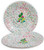 Caspari Round Paper Salad/Dessert Plates, Pop Christmas - 2 Packs (17620SP)