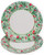 Caspari Round Paper Dinner Plates, Modern Pine - 2 Packs (17630DP)