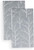 Caspari Paper Guest Towel Napkins, Winter Trees Silver & White - 2 Packs (17671G)