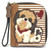 Chala Zip-Around Wallet, Shih Tzu - Brown (839SZB3S)