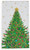 Caspari Paper Guest Towel Napkins,  Merry And Bright - 2 Packs (17610G)