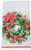 Caspari Paper Guest Towel Napkins,  Ribbon Stripe Wreath, 2 Pack (17540G)