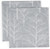 Caspari Paper Luncheon Napkins, Winter Trees Silver & White - 2 Packs (17671L)