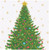 Caspari Paper Luncheon Napkins, Merry And Bright - 2 Packs (17610L)