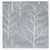 Caspari Paper Beverage Napkins, Winter Trees Silver & White - 2 Packs (17671C)
