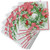 Caspari Paper Beverage Napkins, Ribbon Stripe Wreath - 2 Packs (17540C)