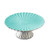 One Hundred 80 Degrees Aluminum & Enamel Cake Stand, Blue (IN0645)