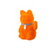 180 Degrees Flocked Waving Cat, Orange (RS0171)