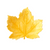 180 Degrees Ceramic Maple Leaf Dish, Yellow (TM0269)