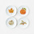 180 Degrees 6" Fall "Paper" Plates, Set of 4 (ME0555)