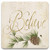CoasterStone Square Coasters, Believe - Box of 4 (SQ640)
