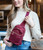 DM Merchandising Kedzie Roundtrip Convertible Sling, Burgundy (KDZSL3-BUR)