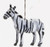 One Hundred 80 Degrees African Zebra Ornament (GF0040F)
