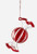 One Hundred 80 Degrees Large Candy Twist Ornament, Red (HU0053E)