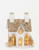 One Hundred 80 Degrees Gold & White House Ornament (NF0576B)