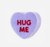 One Hundred 80 Degrees 6" Valentines Day Conversation Heart Decor, HUG ME (WH0185D)