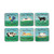 Pimpernel Coasters, Dans le Jardin - Set of 6 (2010268101)
