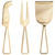 Now Designs Gold Cheese Knives, Set of 3 (HSV2134D)