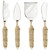 Now Designs Gold Plume Cheese Knives, Set of 4 (HSV2149D)