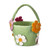 TAG Felt Bunny & Flowers Easter Basket (G18063)
