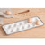 Pampa Bay Salerno Rectangular Deviled Egg Tray, White & Silver (CER-2574W)