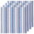 Now Designs Second Spin Napkins, Horizon Stripe - Set of 4 (1046018)