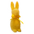 One Hundred 80 Degrees Flocked Bunny, Yellow (WH0157C)