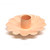 One Hundred 80 Degrees Scalloped Candleholder, Baby Pink (SI1322B)