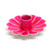 One Hundred 80 Degrees Scalloped Candleholder, Hot Pink (SI1322C)