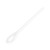Gourmac 12" Melamine Oval Blending Spoon with Hole, White (3519WH)