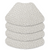 Merritt Wedge Placemats, White - Set of 4 (23927)