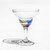 Merritt 11 oz Rainbow Jewel Acrylic Margarita Glass (21740)
