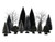 Department 56 Halloween Village - Dark Forest Landscape, Set of 13 (6014707)