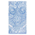 Caspari Paper Guest Towel Napkins, Paisley Medalion Blue - 2 Packs (16970G)