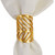 Park Designs Napkin Ring - Jungle Leaf, Gold - Set of 4 (8799-927)