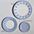 Merritt 6" Savannah Appetizer Plate, Blue & White (18950)